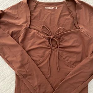 Abercrombie & Fitch Chocolate Bodysuit | S. M